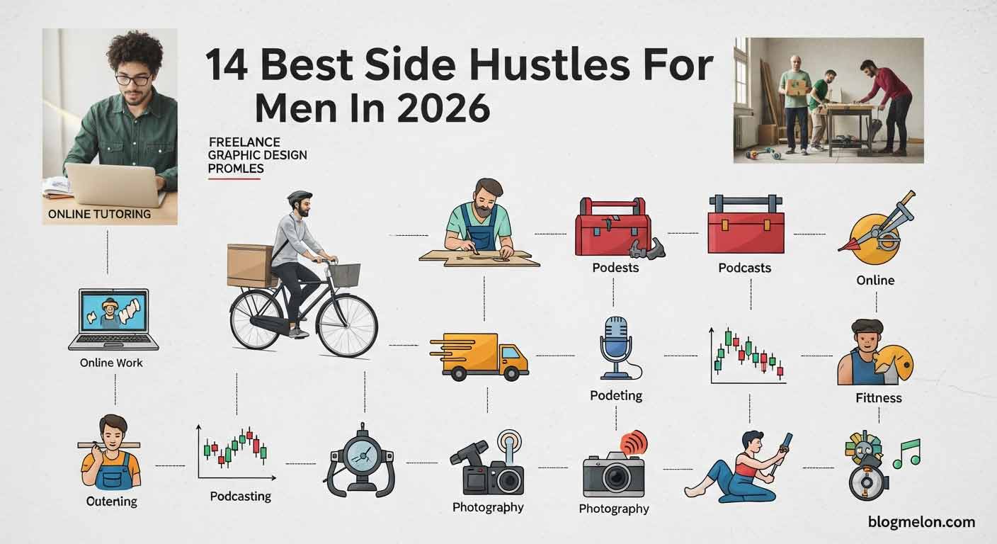 14 Best Side Hustles For Men In 2026