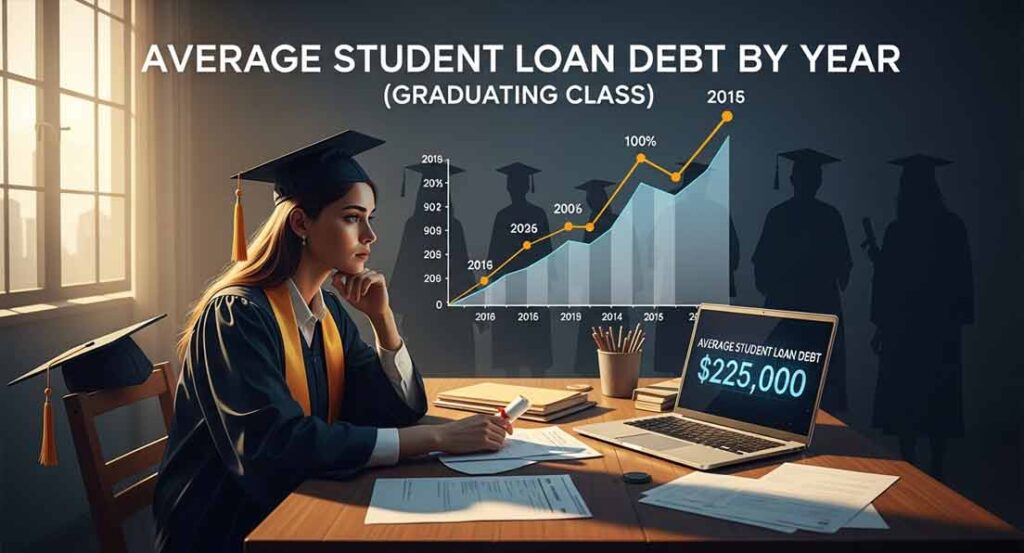 Average Student Loan Debt By Year (Graduating Class)