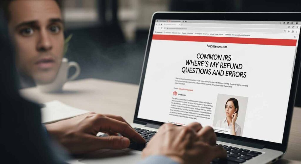 Common IRS Where’s My Refund Questions and Errors