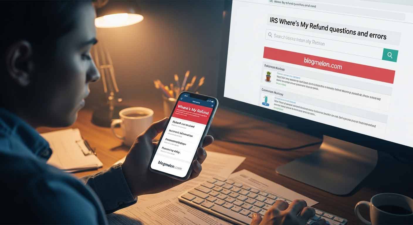 Common IRS Where’s My Refund Questions and Errors